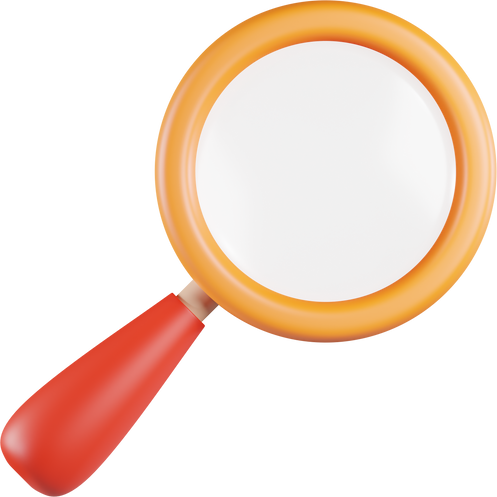 Magnifier 3D Icon