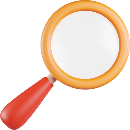 Magnifier 3D Icon